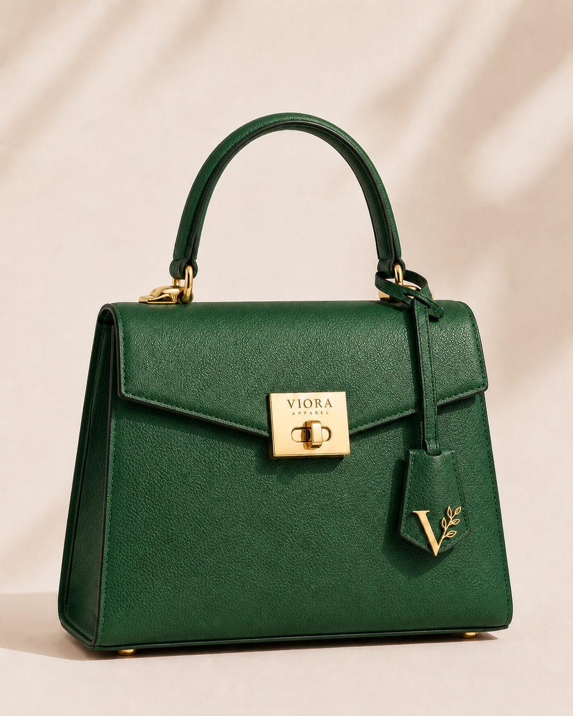 Green handbag