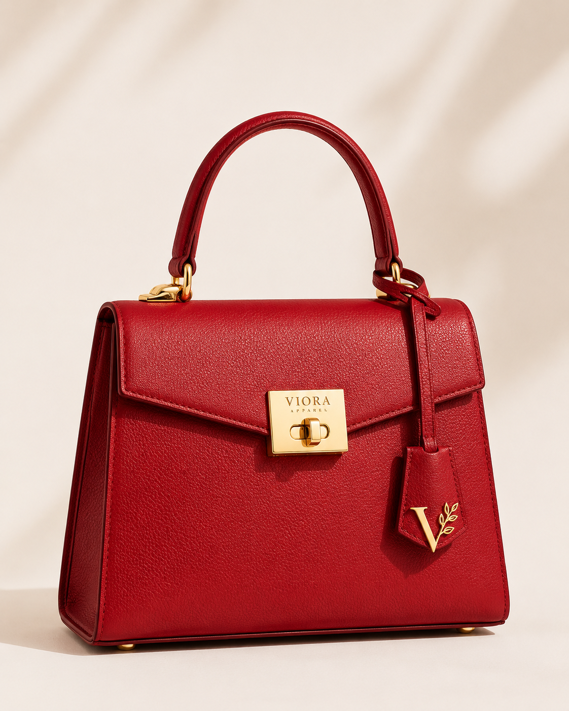 Red handbag